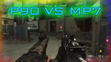MP7 vs P90 debate. I used both in this game of Modern Warfare SnD