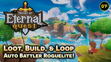 LOOP HERO Like ACTION Roguelite! [ HEROES OF ETERNAL QUEST ] Gameplay