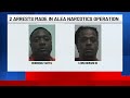 2 arrests made in ALEA narcotics operation