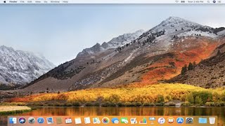 MAC OS X Yosemite - Upgrade to High Sierra Instructions