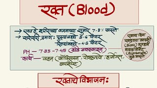 🔴 रक्त (Blood) संपूर्ण माहिती | Science Lecture  MPSC | UPSC | PSI | STI | सरळसेवा | तलाठी #combine 