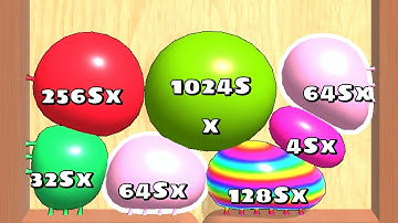 Blob Merge 3D - All Bosses Satisfying ASMR Gameplay ( Cube Arena 2048 )