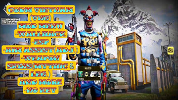 FREE CODM VIETNAM(VNG) MOD MENU | NO LOG IN KEY |