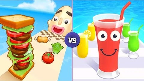 Sandwich Runner Vs Juice Run Gameplay Walkthrough Update (vs Part 166)