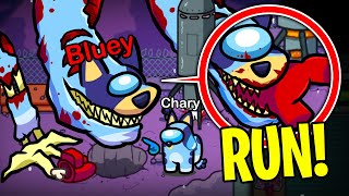 Don't Use BLUEY'S SECRET TOY on Imposter MURR3Y in Among Us!