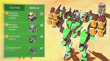 New Robots NETHER Is Too Fast! War Robots Test Server Gameplay WR