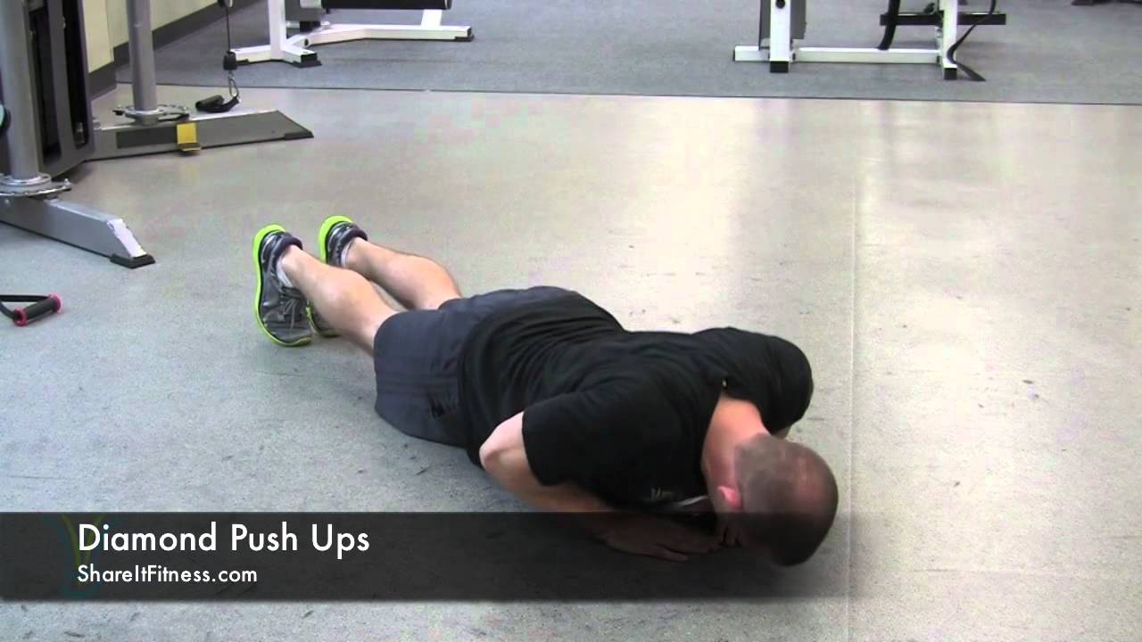 Diamond Push Ups - YouTube