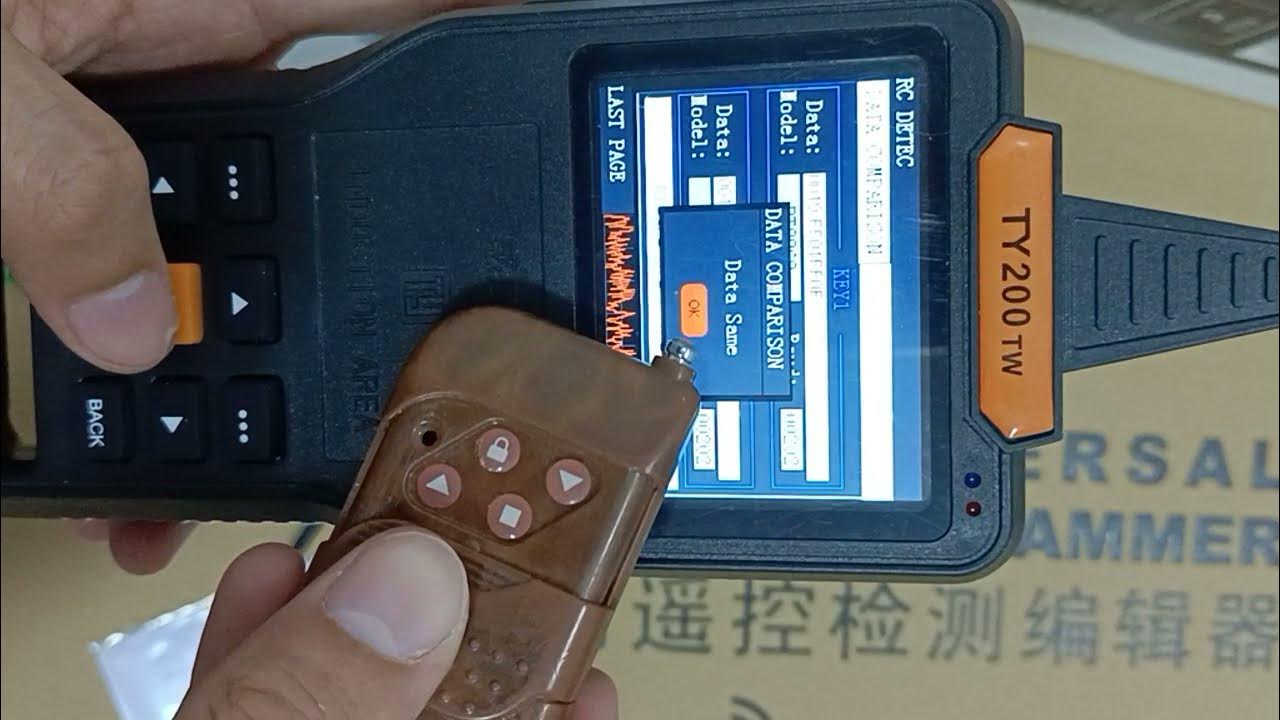 Remote control Data detect with TY200 Multi Function Device of