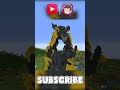 Bumblebee Transformers in Minecraft ! #shorts #minecraft