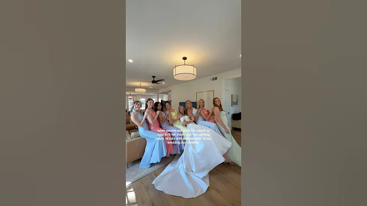 first of many wedding transitions! #wedding #bride #2025bride #engaged #bridesmaids #bridalparty