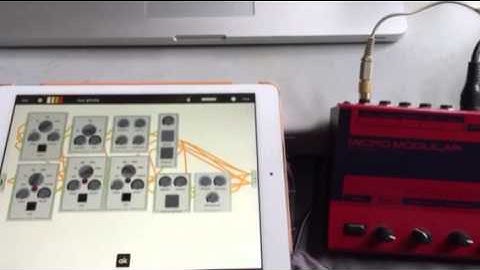 Nord micro modular and Analogkit iPad