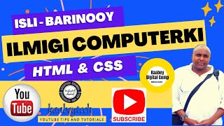 Barashada HTML iyo CSS  Casharka 1aad