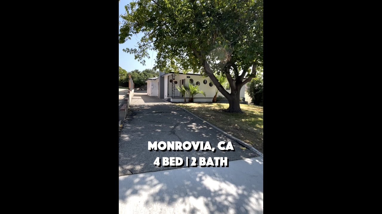 Monrovia Home For Sale | 4 bedrooms 2 bathrooms | Los Angeles Home Tour