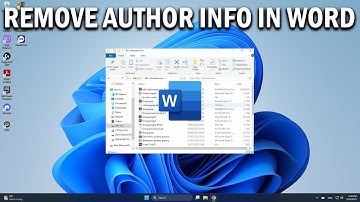 How To Remove Last Modified by Author in MS Word Document - Easy Fix