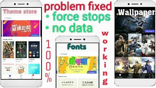 Leeco theme store problem solved | Force stops | no data sollution | 100% working screenshot 5