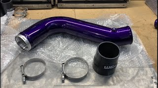 WCFab 3.5 Inch Passenger Side Intercooler Pipe Install. 20172019 2500/3500 L5P Duramax!!