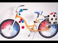 Diy bike decorating with paint chips