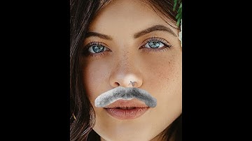Create Facial Hair in Photoshop #shorts #photoshoptutorial #graphicdesign