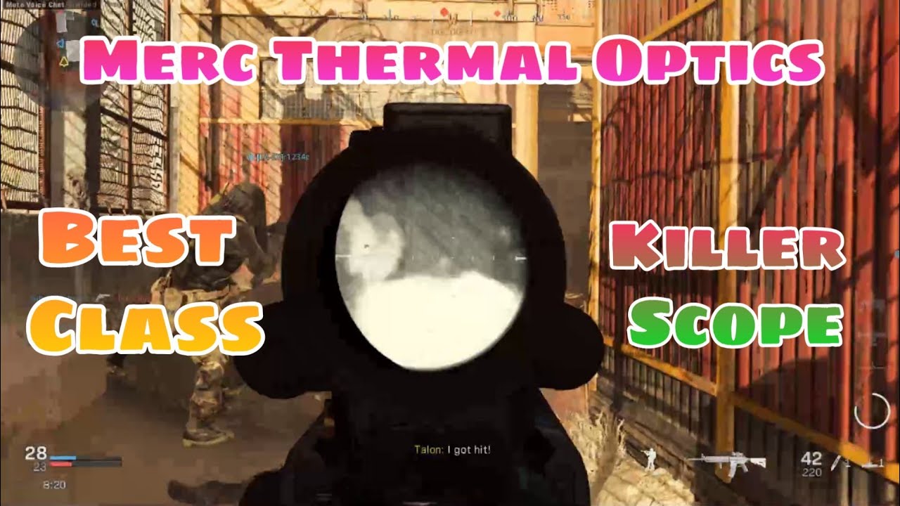 "Merc Thermal Optic" The Best Scope on "M4A1" Weapon Call of Duty