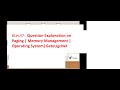 #Lec47:Question Explanation on Paging| Memory Management | Operating System |Gate Ugc Net hostboxcse