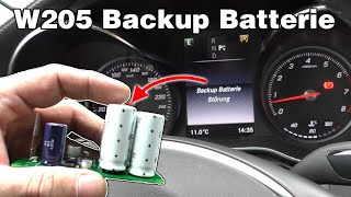 banjo trechter paar Mercedes W205 Backup Batterie Fehler - YouTube