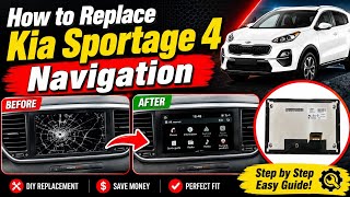 How to Replace Kia Sportage 4 Navigation LCD Screen LA080WV9