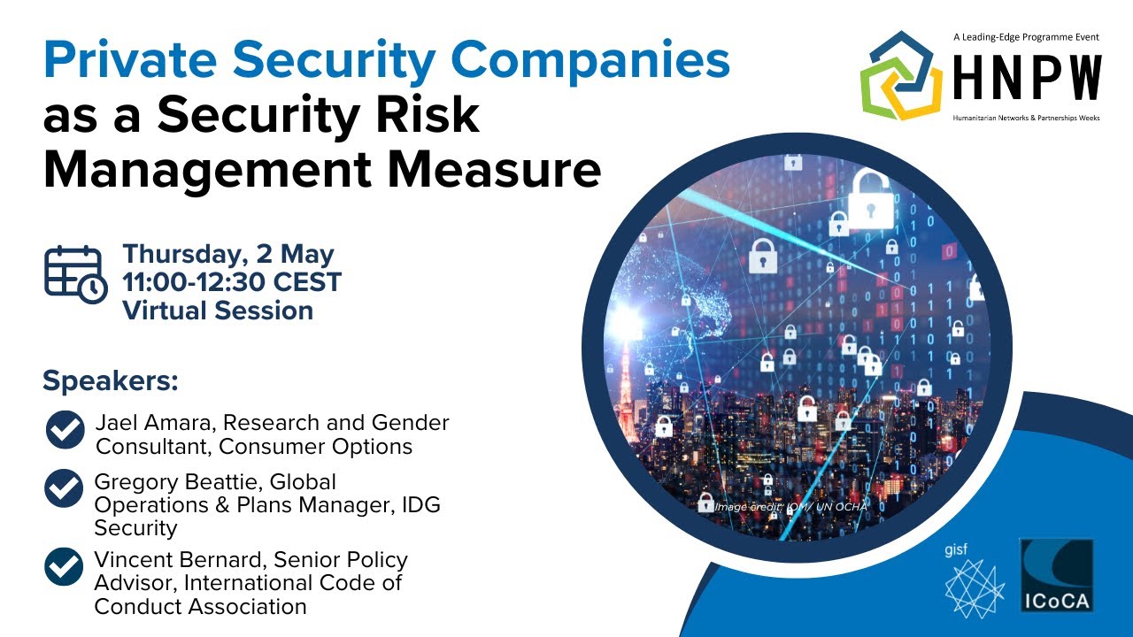 Private Security Companies as a Security Risk Management Measure | GISF ...