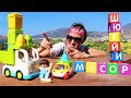 Видео для малышей. Маша Капуки и игры в машинки. Давай почитаем по буквам на кубиках
