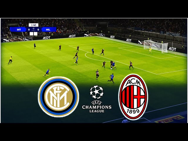 uefa campeões liga 2023 semifinal entre milão versus inter Milão, jogos um.  tbilisi, geórgia - abril 20, 2023. 23106960 Vetor no Vecteezy