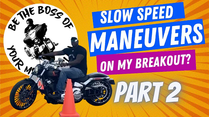 Slow Speed Maneuvers On My 2023 Harley Davison Breakout - Part 2 - Stops & Starts