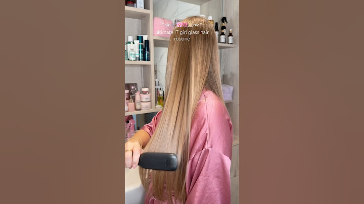 glass hair routine 🫧🎀 #hairgloss #haircare #haircareroutine #hairroutine #hairgrowth #gloss #hair
