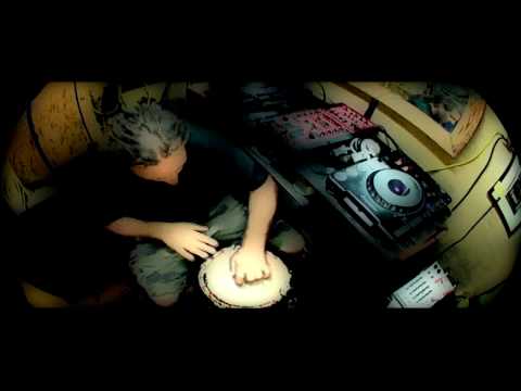 natural numbers DJ SANDOORS / PLAYING AFRICAN DRUMS with EFFECT / In MY MUSIC BUNGALOW
