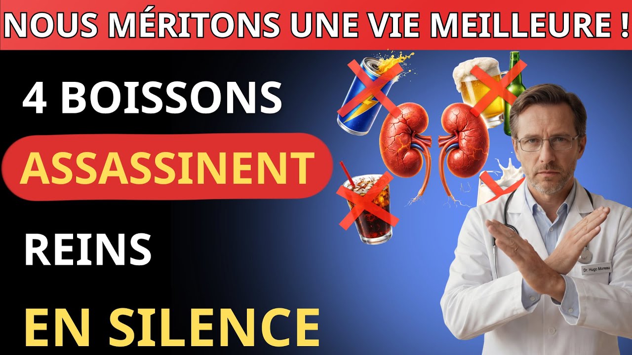 Les reins peuvent “lancer un SOS” : évitez ces 4 boissons, privilégiez-en 3 autres