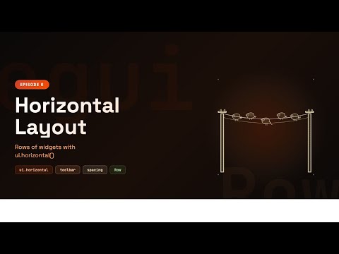 Rust egui Horizontal Layout — Build an Action Toolbar (Ep 6)