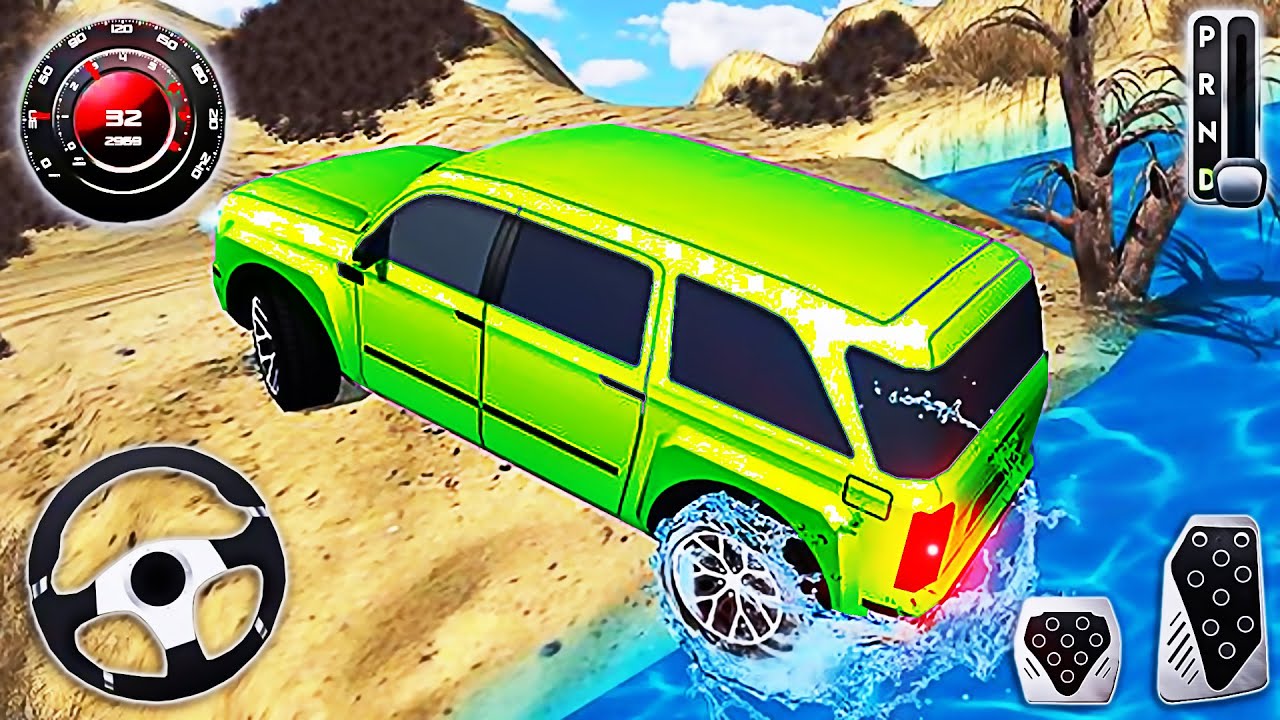 4X4 SUV Prado Drive Offroad Simulator - Mad Hill Climbing Jeep Race Squad - Best Android GamePlay #2