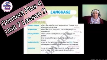 Connect Plus 4 Unit 7 Lesson 2 Pollution+ Present C. كونكت بلس سنه رابعه الوحده السابعه الدرس الثانى