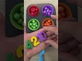With Wooden Numbers We Ll Learn Colors You Have Six Cups In Front Of You Put The Number 1 