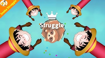 Snake.io🐍How to circle top 01 snake the map🐍funny best gameplay || snake struggle