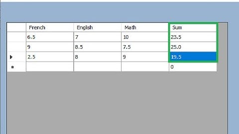 C# tutorial sum columns in dataGridView
