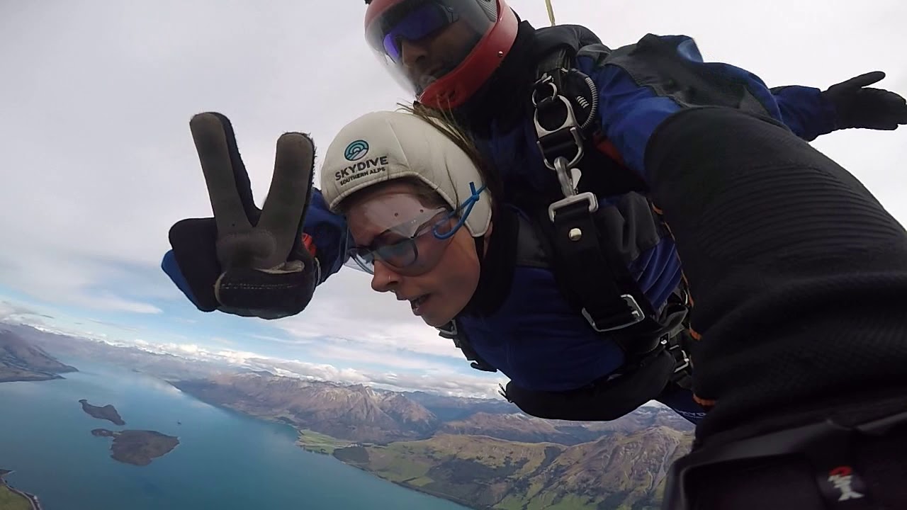 Skydiving New Zelaland / Skok ze spadochronem Nowa Zelandia 2018