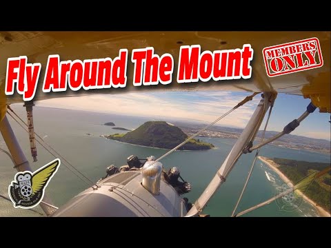 In The Cockpit: Boeing Stearman Flight Around Tauranga