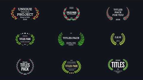 84 Titles Pack. After Effects Project on Videohive.net