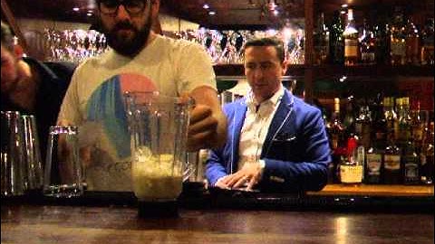 How to make The Snowman Cocktail - Filling Station Edinburgh