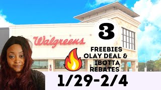 Walgreens Couponing Deals 1/29-2/4:3 Freebies 🔥Olay Deal & Ibotta Deals #walgreens #ibottadeals