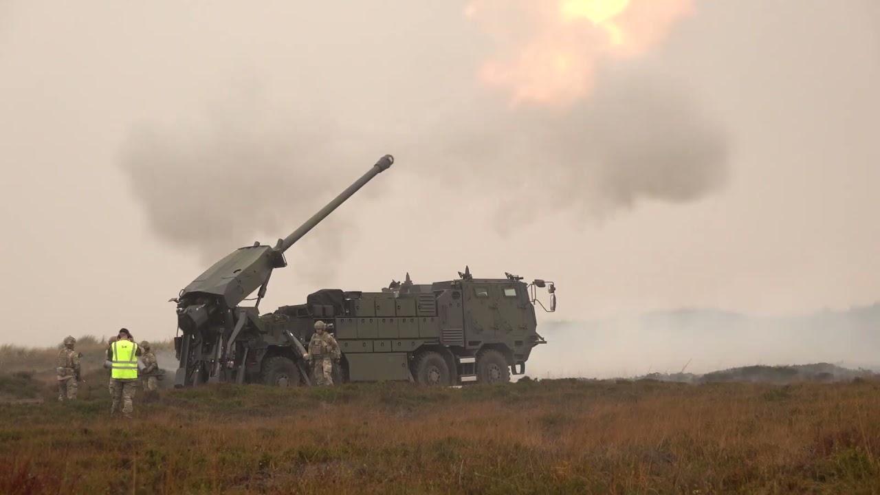 Demostración de fuego real Fuerzas Armadas de Dinamarca