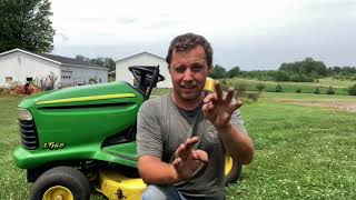 John Deere LT166 tractor review