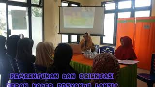 Pelatihan kader lansia puskesmas bajo 2018 Pelatihan kader lansia puskesmas bajo 2018