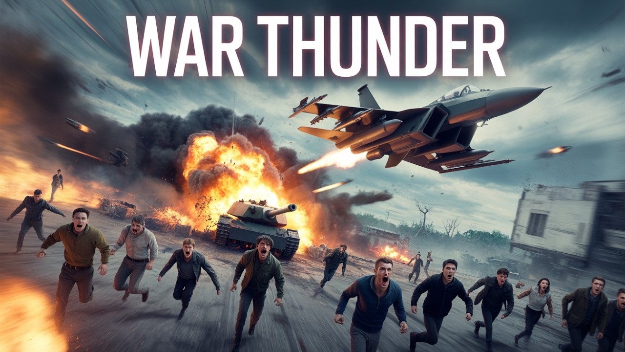 WAR THUNDER Gameplay | Fighter Jet Destroys Tank 😱🔥