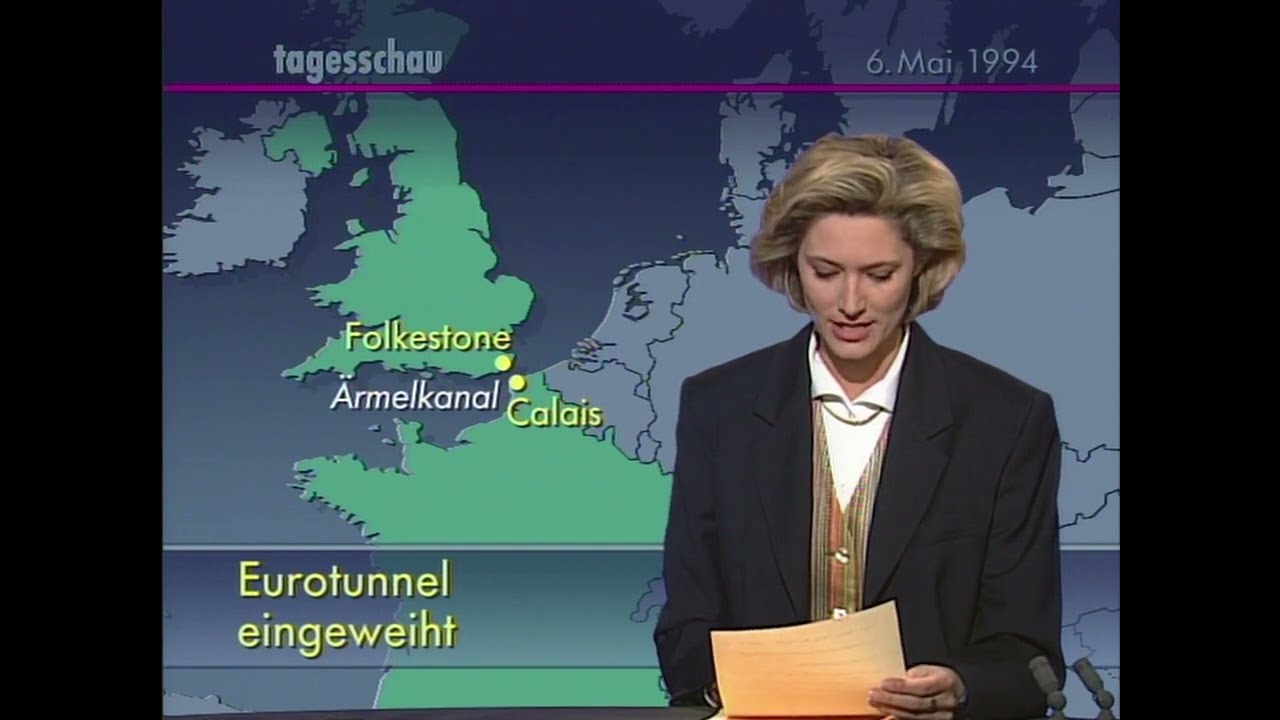 Eröffnung des Eurotunnels 1994