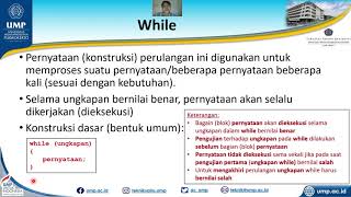 Pemrograman Dasar P 9 | Looping Bagian I (while... & do... while...)